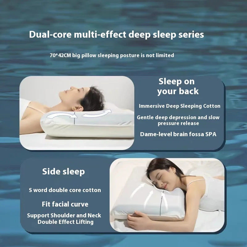 Ergonomisches Memory-Foam-Kissen für erholsamen Schlaf
