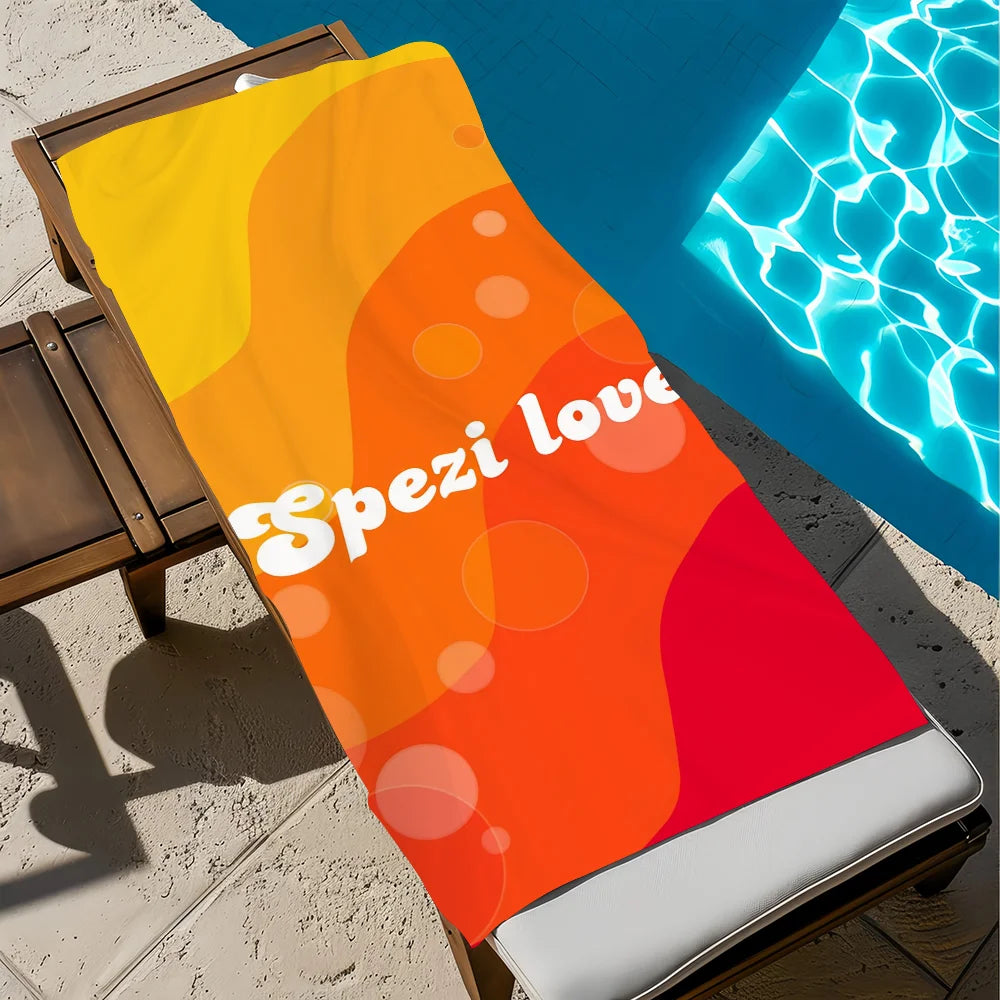 Paulaner Spezi Handtuch 80 × 160 cm – Kultiger Style für Strand, Pool & Freizeit