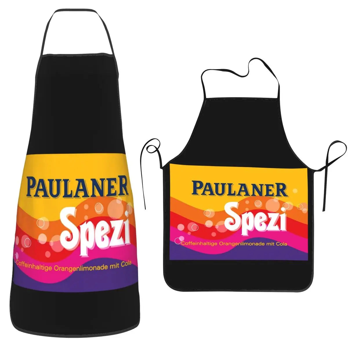 Paulaner Spezi Munich Aprons Chef Cooking Baking Tablier Sleeveless Bib Kitchen Cleaning Pinafore for Women Men Painting