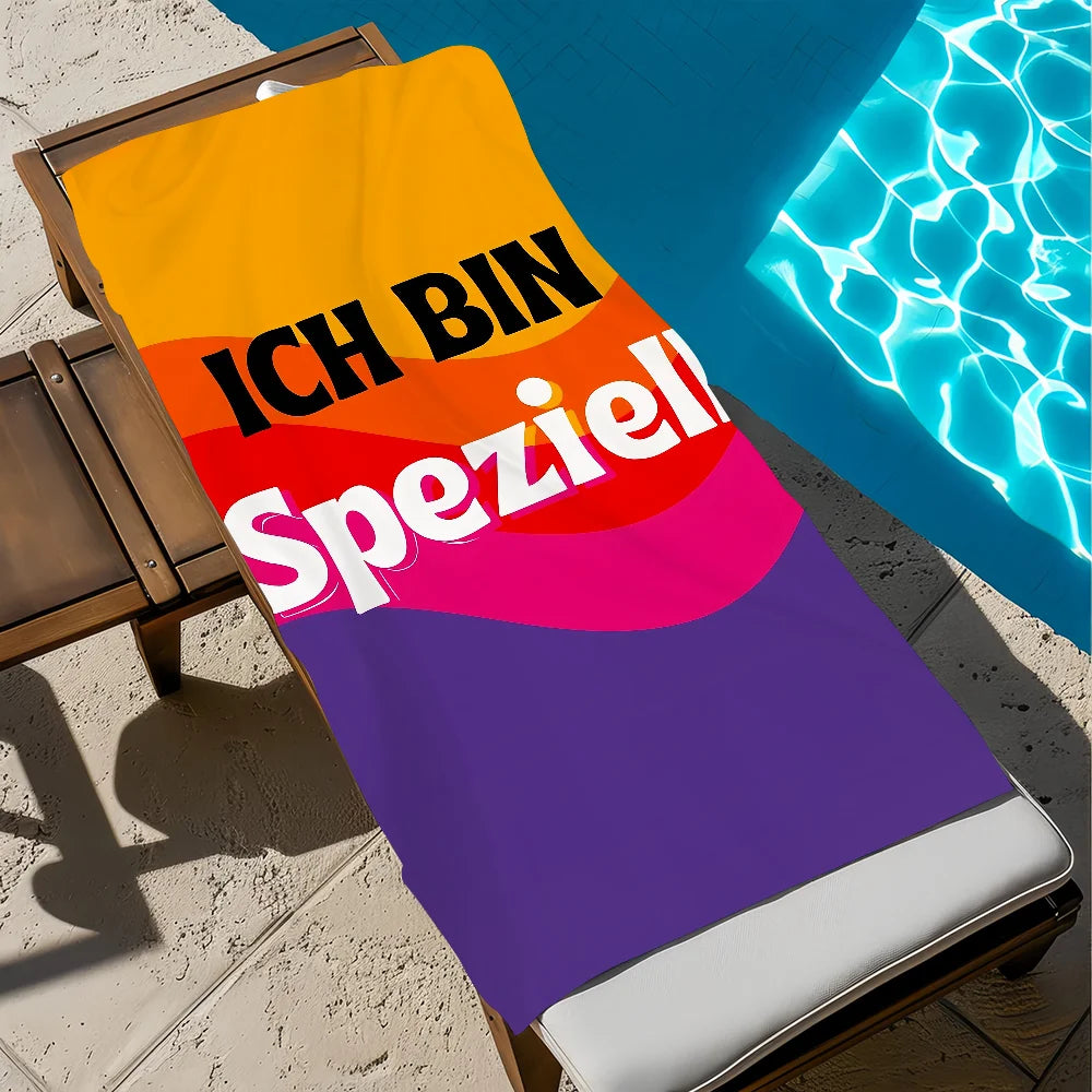 Paulaner Spezi Handtuch 80 × 160 cm – Kultiger Style für Strand, Pool & Freizeit