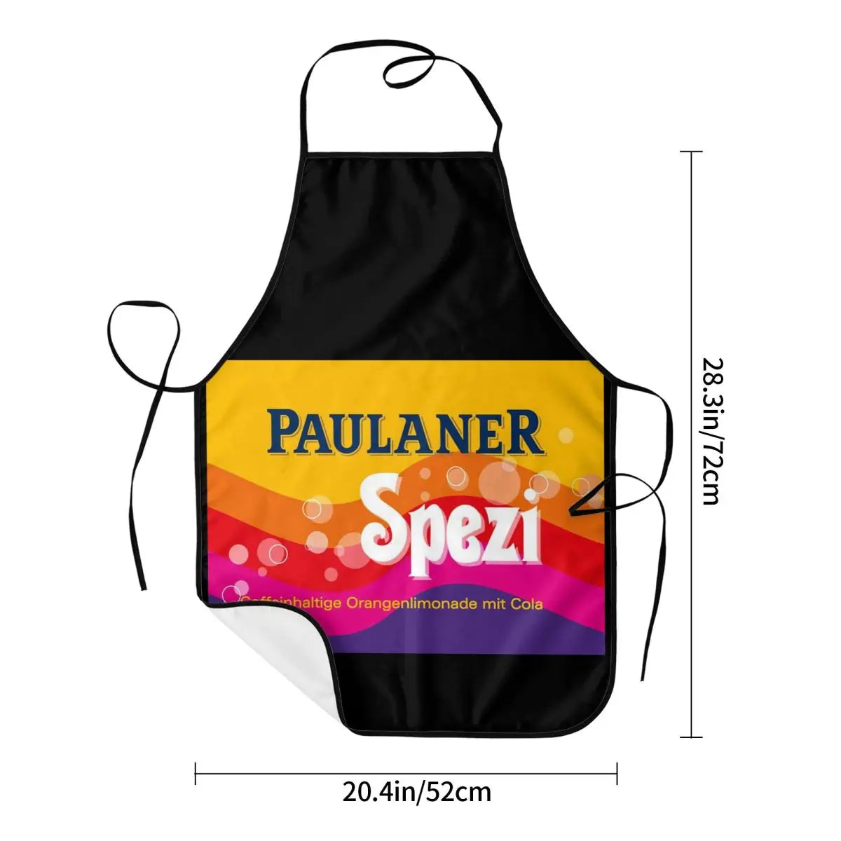 Paulaner Spezi Munich Aprons Chef Cooking Baking Tablier Sleeveless Bib Kitchen Cleaning Pinafore for Women Men Painting