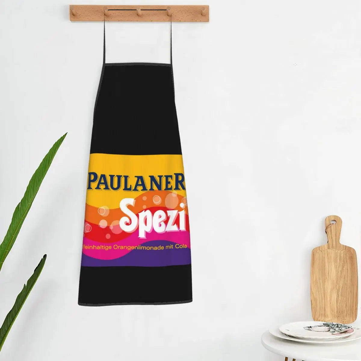 Paulaner Spezi Munich Aprons Chef Cooking Baking Tablier Sleeveless Bib Kitchen Cleaning Pinafore for Women Men Painting